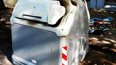 Nuevamente, quemaron contenedores del Sistema EASY