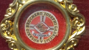 El Centro Evangelizador de Chimbas recibió un hueso del Cura Brochero