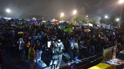 Quejas entre el público de la fiesta de Valle Fértil por unas motos que supuestamente nunca fueron sorteadas Quejas entre el público de la fiesta de Valle Fértil por unas motos que supuestamente nunca fueron sorteadas