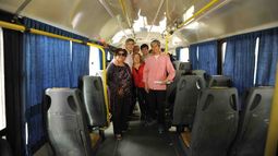 El micro volvió a pasar por el cementerio de Santa Lucía