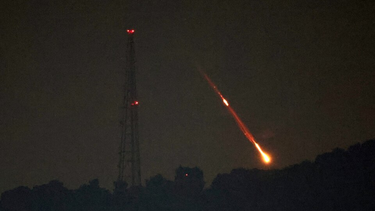 Irán atacó a Israel con misiles aéreos.