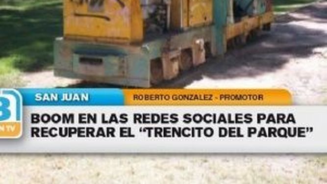 Boom en las redes sociales para recuperar el trencito del parque