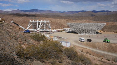 Los motivos detrás de la demora el ensamble de la antena del Radiotelescopio CART en Barreal