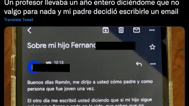 Un profesor le dijo que no servía para nada y su padre le respondió así