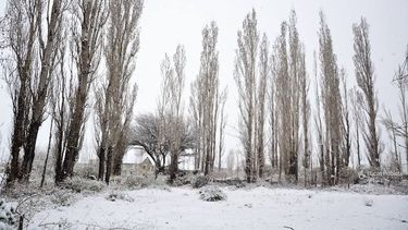 La nieve llegó a varios departamentos sanjuaninos