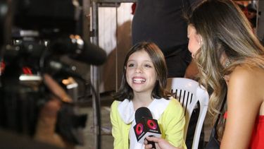 Tere, protagonista hasta en el backstage