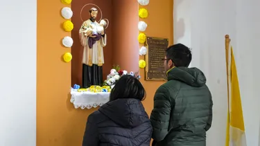 Durante la mañana de este 7 de agosto, Día de San Cayetano, gran cantidad de fieles se acercaron a la capilla de Chimbas para pedir y agradecer.