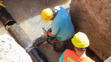 OSSE reparará el caño matriz de Calingasta.