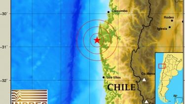 Siguen las réplicas: 5.2° en Chile y en línea recta con San Juan