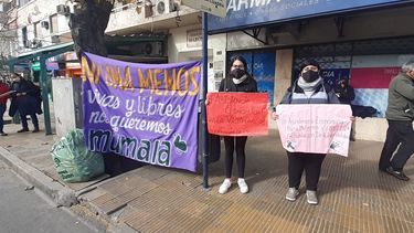 En una intervención en puntos claves sanjuaninos, pidieron por #NiUnaMenos