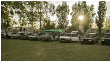 Fiesta fierrera y solidaria de los fans de Fiat