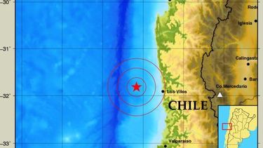 Un sismo en el Océano Pacífico se sintió en San Juan