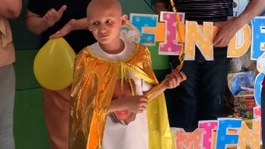 Benja, el niño sanjuanino que compartió el emocionante momento que vivió tras su última quimio. Benja, el niño sanjuanino que compartió el emocionante momento que vivió tras su última quimio.