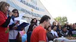 Lozano viajó a Jáchal a interiorizarse sobre el conflicto minero