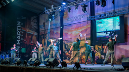 San Martín disfrutó de una nueva noche de las Peñas de la Familia.