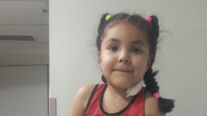 Una pequeña sanjuanina lucha por su vida y su familia pide ayuda para trasladarla al Garrahan