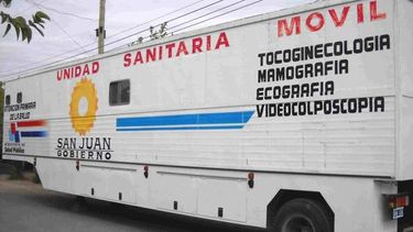 Desde el 31 de agosto, unidad Sanitaria Móvil en Caucete