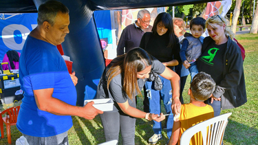 El Ministerio de Salud desarrolla un operativo de vacunación en el Fiesta Provincial de Carneo Español, en Rawson, este fin de semana. (Imagen de archivo)