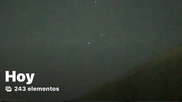 Los dos meteoros de las Eta Acuáridas fueron captados en el cielo de la ciudad de San Juan. Imágenes: ojonocturno.sj