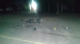 Murió un motociclista luego de un choque en Caucete Murió un motociclista luego de un choque en Caucete