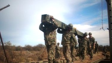 Reparan el tramo Desvío Cañada Honda - Albardón