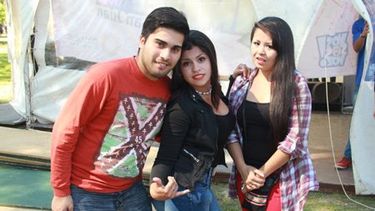 El Parque de Mayo tomó color desde temprano