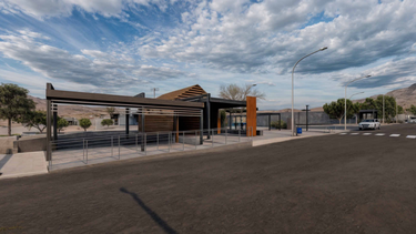 Así se verá terminado el abordaje del sector gastronómico en el paraje Difunta Correa, que tiene como fecha clave el 17 de marzo cuando se conocerá qué empresas buscan hacer las obras.