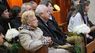 Políticos justicialistas presentes en la misa por el natalicio de Evita