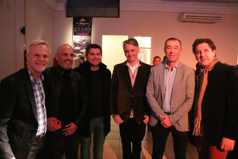 Marcelo Orrego, Fabian Martín y Gustavo Fernández.