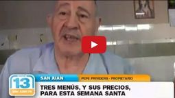 Semana Santa: Tres menús de pescado y sus precios