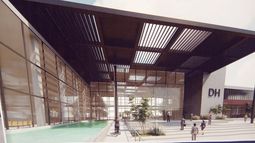 Mirá cómo será el nuevo edificio que hará el Estado atravesado por un canal en pleno centro