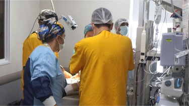 El Hospital Rawson incorporó un sistema para operar a bebés prematuros de manera más segura. El Hospital Rawson incorporó un sistema para operar a bebés prematuros de manera más segura.