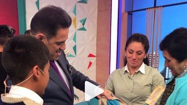 Nicanor estuvo con Iudica y emocionó al país