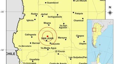 Un sismo sacudió la madrugada sanjuanina