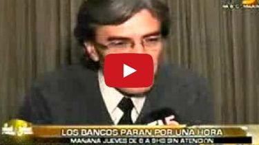 Ratifican el paro bancario para mañana