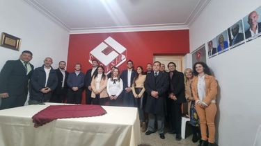 Una de las últimas juras de matriculados en la sede del Colegio Público de Corredores Inmobiliarios de San Juan.&nbsp;