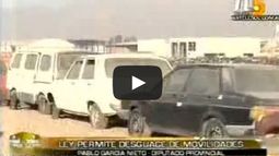 Por una ley se permite el desguace de movilidades