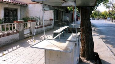 La huella de los que no están en un desolado centro sanjuanino