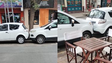 Chocó un auto estacionado en Capital, se bajó a comprar y se escapó