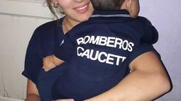 Conocé a Ezio, el bomberito de Caucete