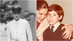 Jorge Escobar en el Liceo Militar en Mendoza y Marcelo Orrego junto a su madre en el Colegio Don Bosco. Jorge Escobar en el Liceo Militar en Mendoza y Marcelo Orrego junto a su madre en el Colegio Don Bosco.