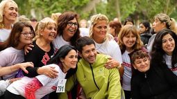 Le hicieron frente al frío y caminaron por la lucha contra el ACV