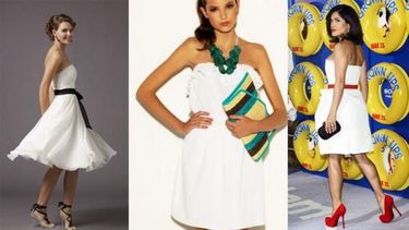 Consejos: qué accesorios usar con un vestido blanco