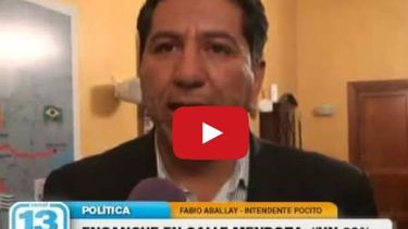 Aballay aseguró que los pocitanos aprueban el ensanche de calle Mendoza