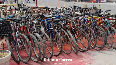 La Fundación Difunta Correa donó 100 bicicletas para ciudadanos de Caucete
