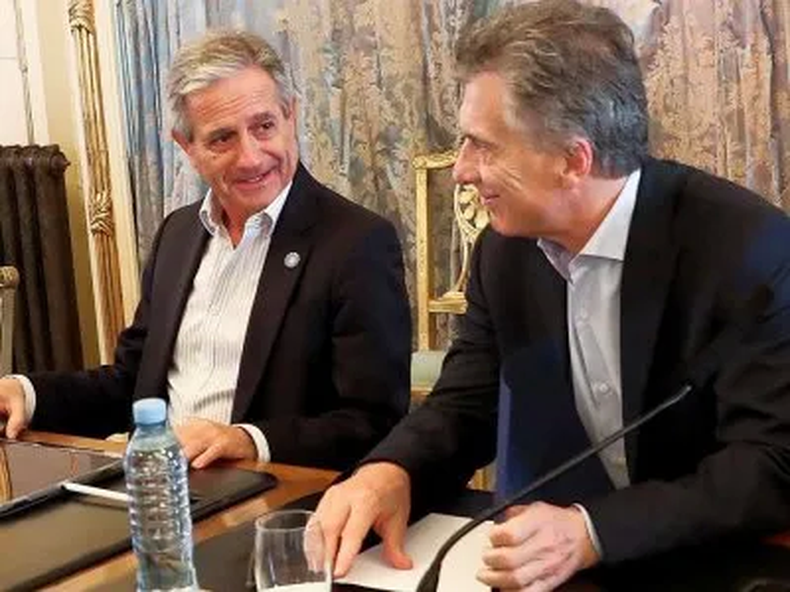 Andrés Ibarra junto a Mauricio Macri.