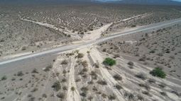 Desde el drone de Tiempo, así está el tramo más complicado de la Ruta 40 tras las crecientes en San Juan