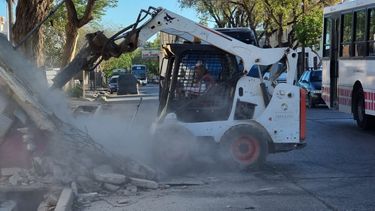 Por pedido de los vecinos, derribaron un kiosco abandonado&nbsp;