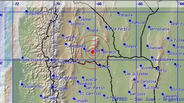 Madrugada movida: Tembló en San Juan; fue de 4 grados