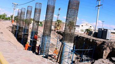 Empezó una obra clave: cómo es el desvío de Benavidez y Ruta 40